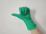 Green Nitrile Industrial Safety gloves