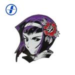 Wholesale metal dye black Customized soft enamel badge lapel pins
