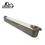 600-651-1161 Oil Cooler Core For S6D155-10P Komatsu Engine
