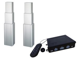 Wholesale Electric Workstation Lifting Columns 3-Stage DC 12V 900lb Loading from china suppliers