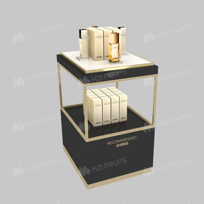 Perfume Display Shelf Central Hall Cabinet for Skincare Display Stand and Cosmetic Store Interior Design