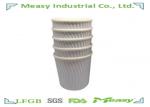 Branded Ripple Paper Cups for Hot Tea / Milk , Promotional Paper Cups