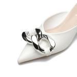 8001-3 European And American Sexy Pointed-Toe Shallow Mouth High Heels Are Thin