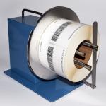 Electronic pvc paper label rewinder machine rewinding label dispensers S-120