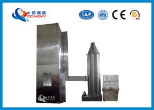 Wholesale IEC 60529 Flammability Testing Equipment , Bundled Cables Vertical Flammability Chamber from china suppliers