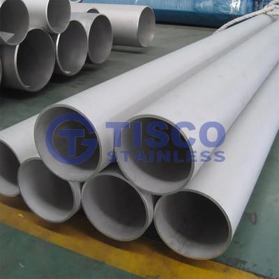 Cold Rolled Silver Color Stainless Steel Pipe Tube Pressure Resistance Free