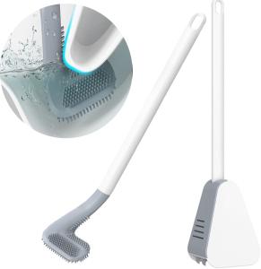 Wholesale PP Filament Golf Toilet Brush Silicone Long Handled White from china suppliers
