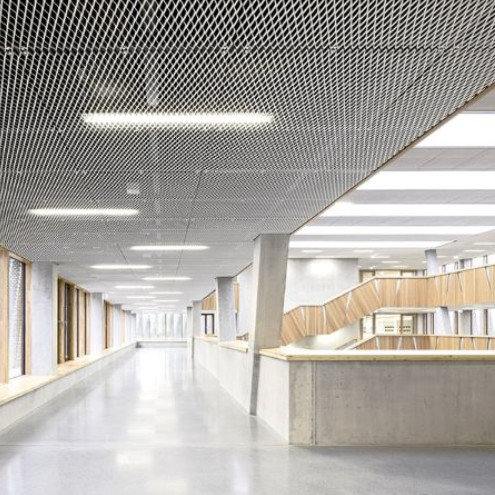 5mm Expanded Metal Facade Fall Protection For Exterior Free Sample
