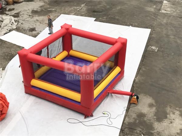 Ultimate Red And Yellow Kids / Adults Inflatable Sports Games Giant Bouncy