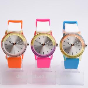 Wholesale Promotional Elegance Silicone Sports Watch For Ladies Logo Debossed from china suppliers