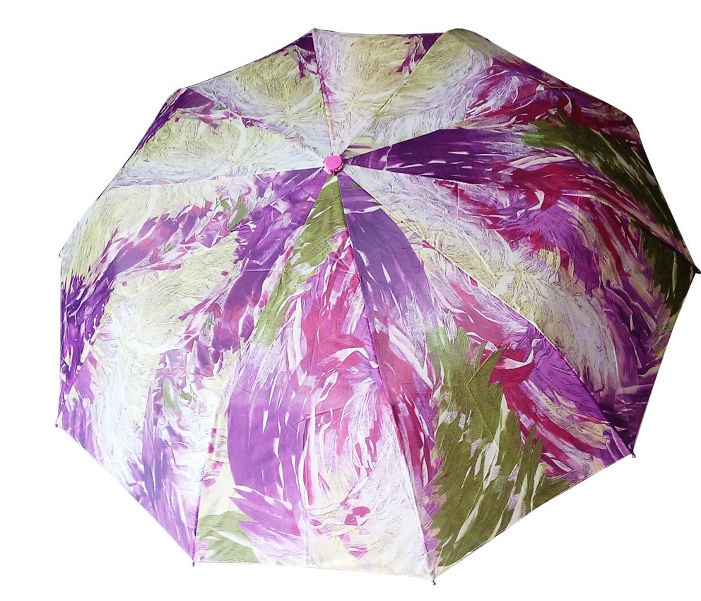 Parasol Waterproof/Windproof 2 Folding Colorful Umbrella for Women