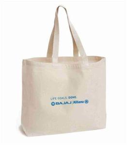 Wholesale Natural Plain Gusset Canvas Tote Bag Shopping Bulk Custom Printing from china suppliers
