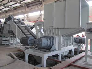 Wholesale 22*2kw 20rpm Solid Waste Double Shaft Shredder Machine from china suppliers