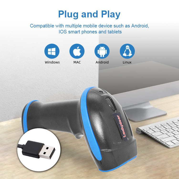 PDF417 POS Barcode Scanner Reader Interleaved 2 Of 5 4mil Lottery Qr Code