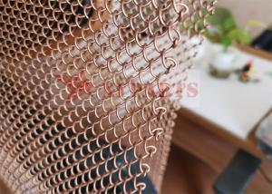 Wholesale Colorful Stainless Steel Wire Chain Mesh Curtains For For Fireplace Partition from china suppliers
