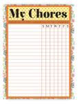Vertical Thick Dry Erase Magnetic Fridge Calendar Notepad My Chores 21.5*28.3cm