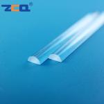 Half Round Quartz Glass Rod End Face Grinding For Semiconductor Chemical Healing