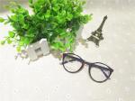 80031-C6 Shiny Purple Color Acetate Temple TR90 Material Optical Eyeglasses