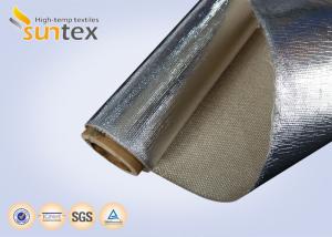 Wholesale 18 Micron Aluminum Foil Coated Heat Reflective Fabric Fiberglass Insulation Cover from china suppliers
