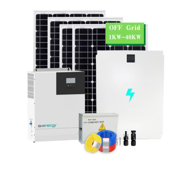 50HZ/60HZ Residential Solar Power Systems With Poly Mono Solar Panel