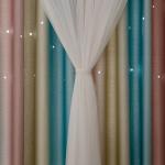 Modern Simplicity Green Leaf Digital Print Curtain Fabric