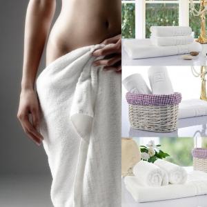 China 70*140cm(27''*55'') Cotton White Luxury Hotel & Spa & Salon & Home Bath Towel  Face Towel on sale