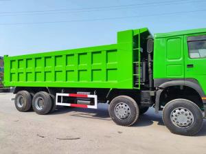 Wholesale Used Sinotruck HOWO 6*4 Dump Truck Green Large-Heavy Duty Truck Engine Capacity 6-8L from china suppliers