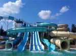 Water Park Aqua Playground Outdoor Games Pool Slide Fiberglass For Pool Sale