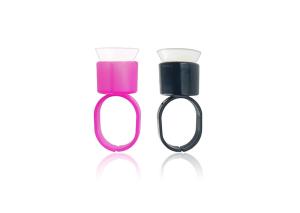 Wholesale Plastic sponge Microblading Tattoo Pigment Ink Cup Disposable 100pcs from china suppliers