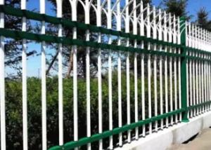 Wholesale Best Price Powder Coated Square Post Wrought Iron Aluminum Fence from china suppliers