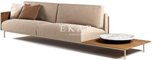 Wholesale Stainless Steel Legs Modern Fabric Upholstered Italian Couch Living Room Sofa from china suppliers