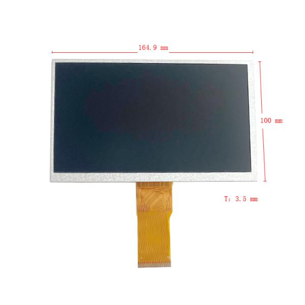 7 Inch TFT LCD Screen 1024x600 Dots 50 Pin RGB Interface Custom Touch Screen Display