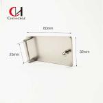 Durable Antirust Gold Plated Belt Buckle , Anticorrosive Mens Silver Belt