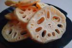 Lotus root chips healthy snack dried fruit dehydrated vegetables