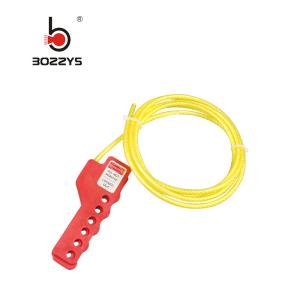 Wholesale Yellow Adjustable Cable Lockout Impact Resistant Lock Handle Rotatable from china suppliers