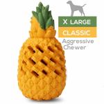 Pineapple Dog Tough Chew Toys , Food Grade Indestructible Dog Toys For
