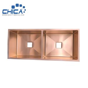 Wholesale Luxury Stainless Steel Kitchen Sink Hot Sale Kitchen Sink Double Bowl Topmount Kitchen Sink from china suppliers