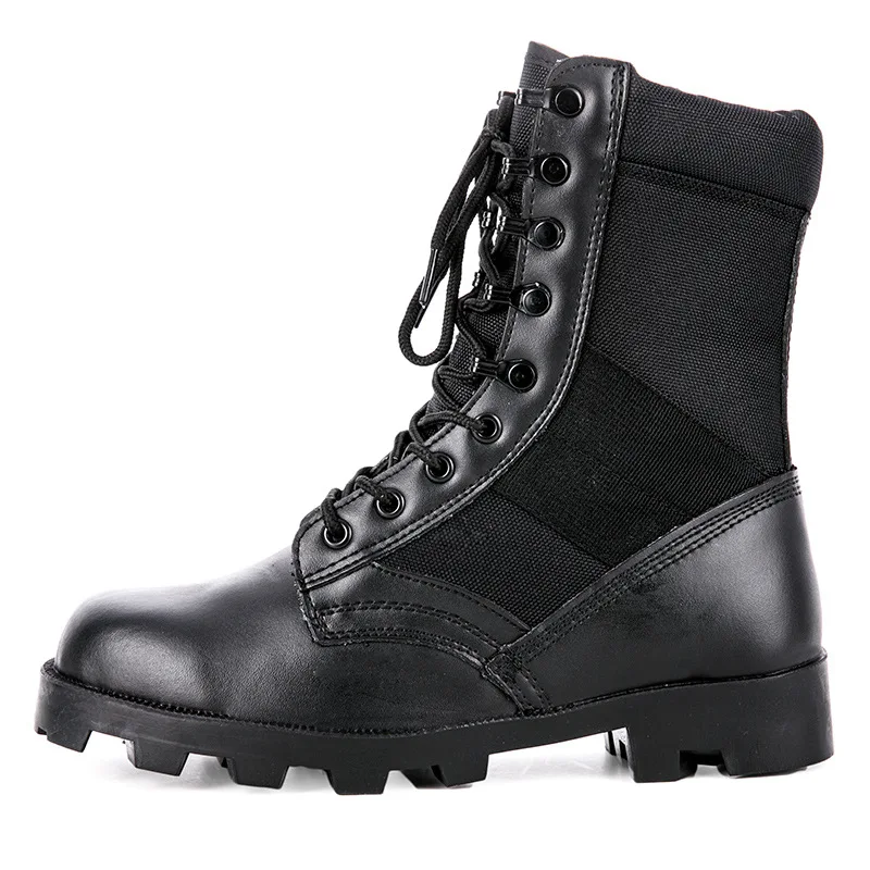 Breathable Tactical Boots Combat Casual Desert Safety Hiking With String Shoes