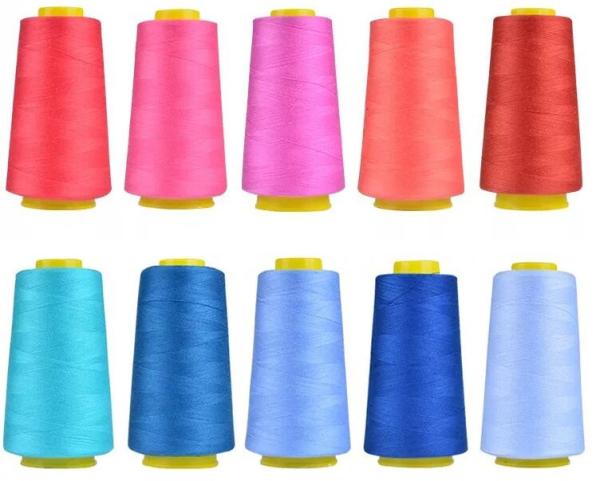 5000M 40S/2 Hilo De Coser 100% Polyester Sewing Thread Supplier 12 Years