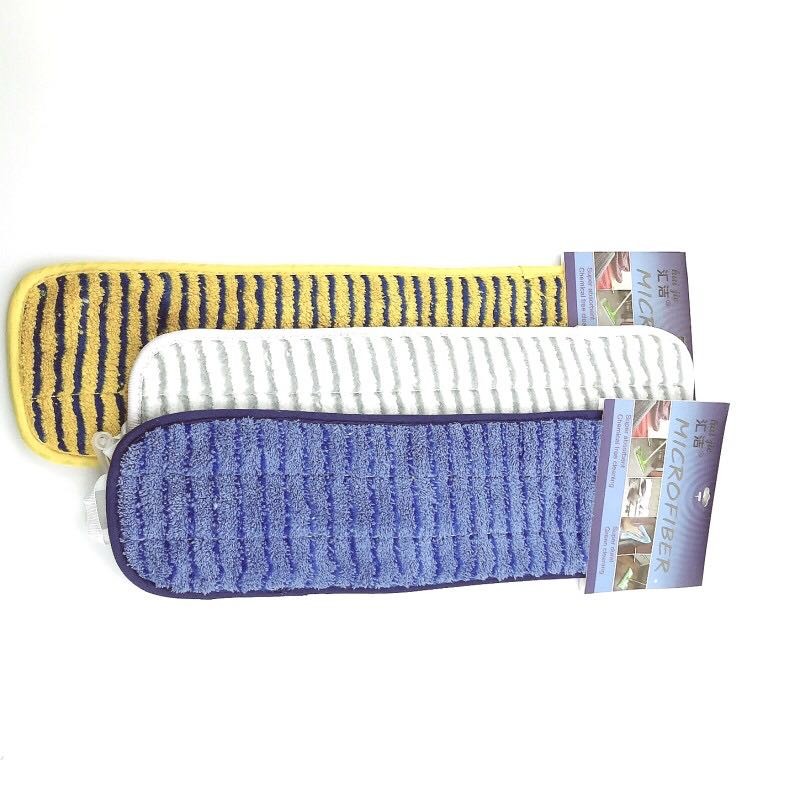 550GSM Blue Microfiber Wet Mop System With Hard Wire / Hard Silk Mop Head
