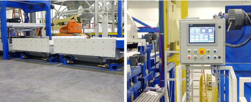 Concrete Flagstone Production Line Ultra-High Performance Concrete Cladding Machine