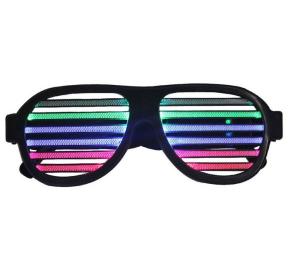 Wholesale LED musical shades Sound &amp; Music Active LED Party GLOW Glasses with USB Charger Cable from china suppliers