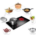Crystal Glass Induction 5000W Built In Electric Stove