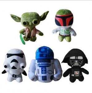 Wholesale 8 Inch Cute Star Wars Cartoon Disney Plush Dolls Green For Collection from china suppliers