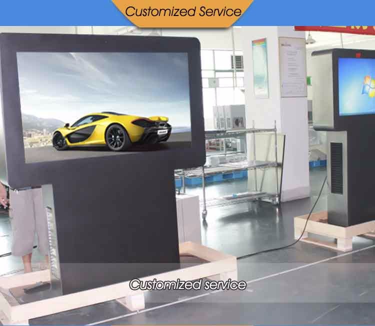 Latest Touch Technology Android Lcd Media Player 2000 Nits Monitor 49 inch Airport Digital Signage Outdoor