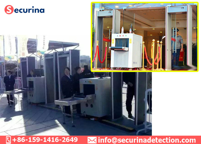 50x30cm Tunnel Small Bag X Ray Machine Airport With Linux Operating System
