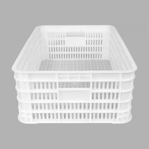Wholesale Customized Logo Stackable Plastic Storage Basket for Supermarket Display and Storage from china suppliers