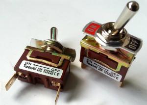 Wholesale Heavy Duty 2PINS ON OFF 20A 125VAC magnetic guarded DPDT toggle switch from china suppliers