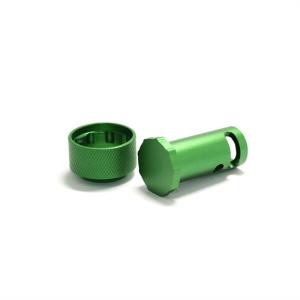 Wholesale Precision Milling Custom CNC Machining Motor Car Parts Aluminum Material Green Color from china suppliers