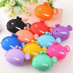 Cartoon Animal Silicone Fish Coin Wallets Purse Headset Bag For School Prize